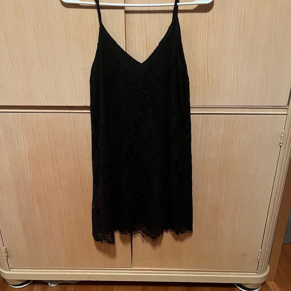 Black Lace Mini Dress